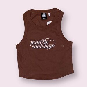 PacSun Ribbed Graphic Tank